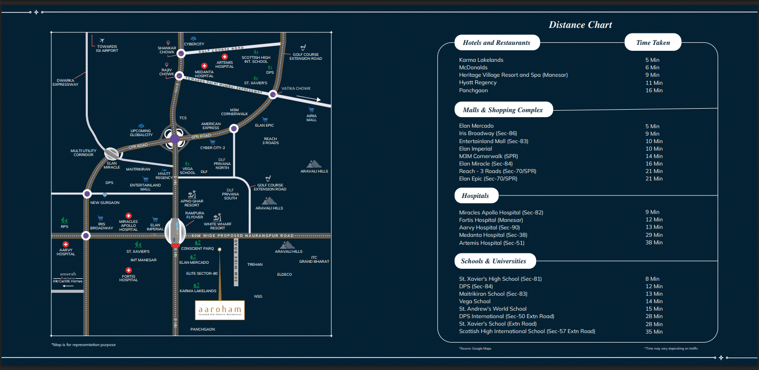 Ashiana Aaroham layout map